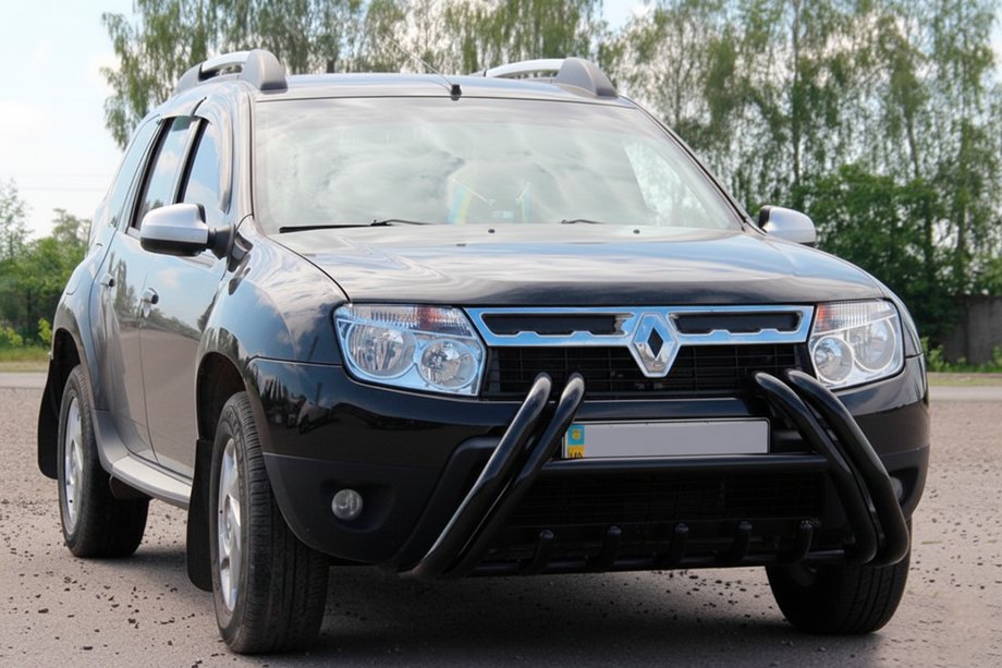 Renault Duster 2008–2017 Bullbar Kelebek WT011 Black (roestvrij staal) Image