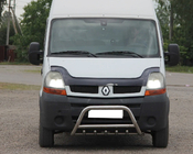 Renault Master 1998–2010 RVS voorbeugel foto 1