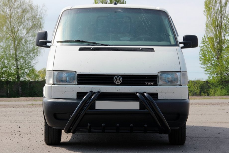 Volkswagen T4 Caravelle/Multivan 1990–2003 Bullbar Kelebek WT011 Black (roestvrij staal) Image