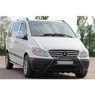 Kelebek WT011 Black bullbar (RVS) Mercedes Viano 2004–2014 foto 2