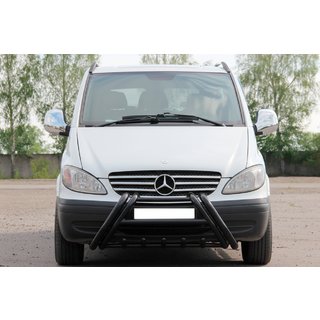 Kelebek WT011 Black bullbar (RVS) Mercedes Viano 2004–2014 foto 1