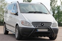 Mercedes Vito W639 2004–2014 Kelebek WT011 Black bullbar (RVS) foto 2