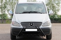 Mercedes Vito W639 2004–2014 Kelebek WT011 Black bullbar (RVS) foto 1