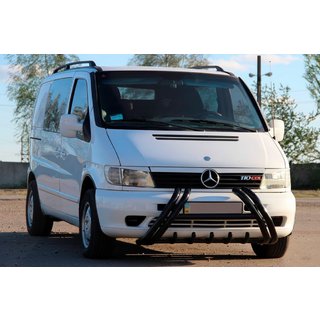 Kelebek WT011 Black bullbar (RVS) Mercedes Vito W638 1996–2003 foto 1
