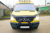 Mercedes Sprinter W906 2006–2018 Bullbar F1-01 Black (2013-2018, roestvrij staal) foto 4
