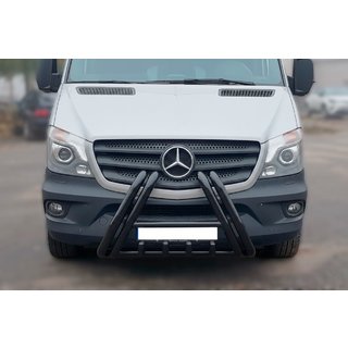 Bullbar F1-01 Black (2013-2018, roestvrij staal) foto 2