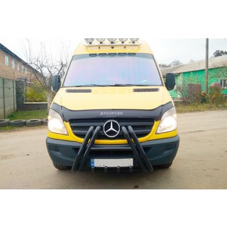 Bullbar F1-01 Black (2013-2018, roestvrij staal) foto 4