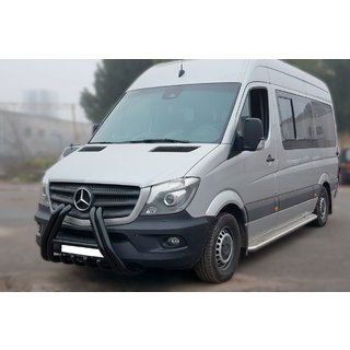 Bullbar F1-01 Black (2013-2018, roestvrij staal) foto 3