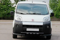 Fiat Fiorino/Qubo 2008–2024 Frontbeschermbeugel Shark Black (RVS) foto 2