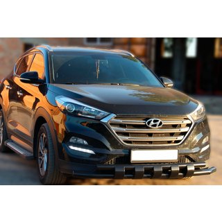 Frontbeschermbeugel Shark Black (RVS)
