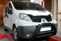 Opel Vivaro 2001–2015 Bullbar F1-01 Black (RVS) foto 2