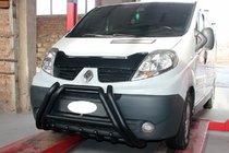 Opel Vivaro 2001–2015 Bullbar F1-01 Black (RVS) foto 3