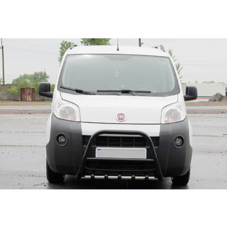 Bullbar WT006 Black (RVS) Fiat Fiorino/Qubo 2008–2024 foto 1