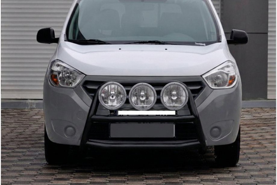 Renault Dokker 2013–2022 Bullbar WT022 Black (RVS) Image