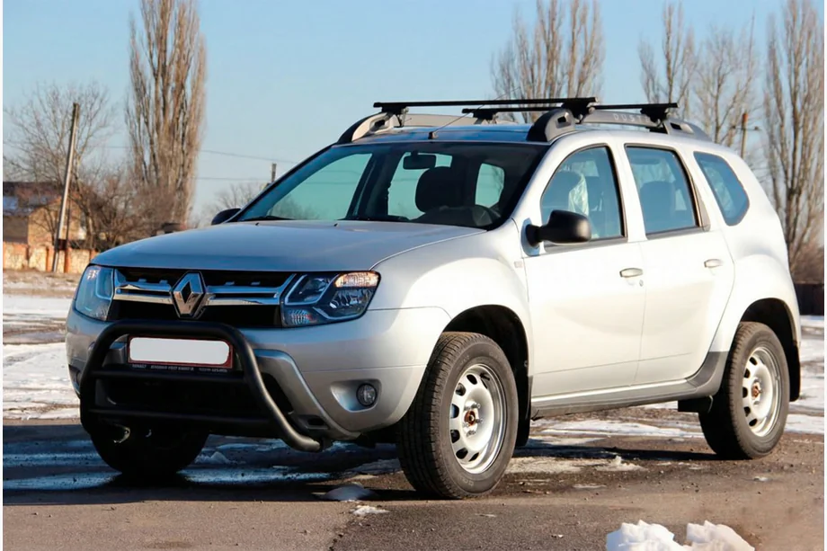 Renault Duster 2008–2017 Bullbar WT022 Black (roestvrij staal) Image