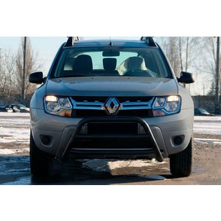 Bullbar WT022 Black (roestvrij staal) Dacia Duster 2008–2018 foto 2