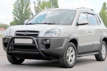 Hyundai Tucson JM 2004– Bullbar WT022 Black (RVS) foto 2