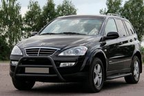SsangYong Kyron 2005–2014 Bullbar WT022 Black (roestvrij staal) foto 1