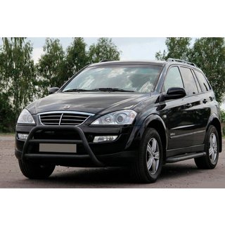 Bullbar WT022 Black (roestvrij staal) SsangYong Kyron 2005–2014 foto 1