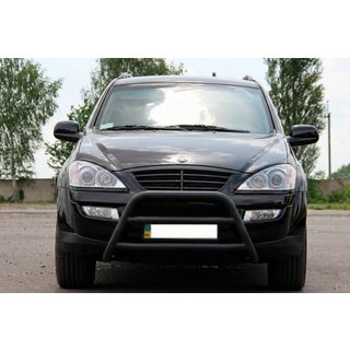 Bullbar WT022 Black (roestvrij staal) SsangYong Kyron 2005–2014 foto 2