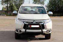 Mitsubishi Pajero Sport 2015– Bullbar WT022 Black (roestvrij staal) foto 1