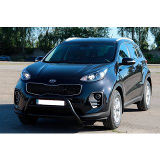 Bullbar WT023 Black (RVS) Kia Sportage 2015–2021 foto 3