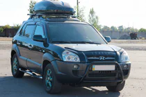 Hyundai Tucson JM 2004– Bullbar WT025 Black (RVS) foto 1