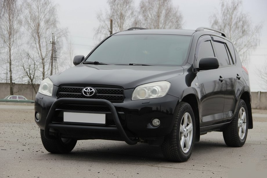 Toyota Rav 4 2006–2013 Bullbar WT022 Black (roestvrij staal) Image
