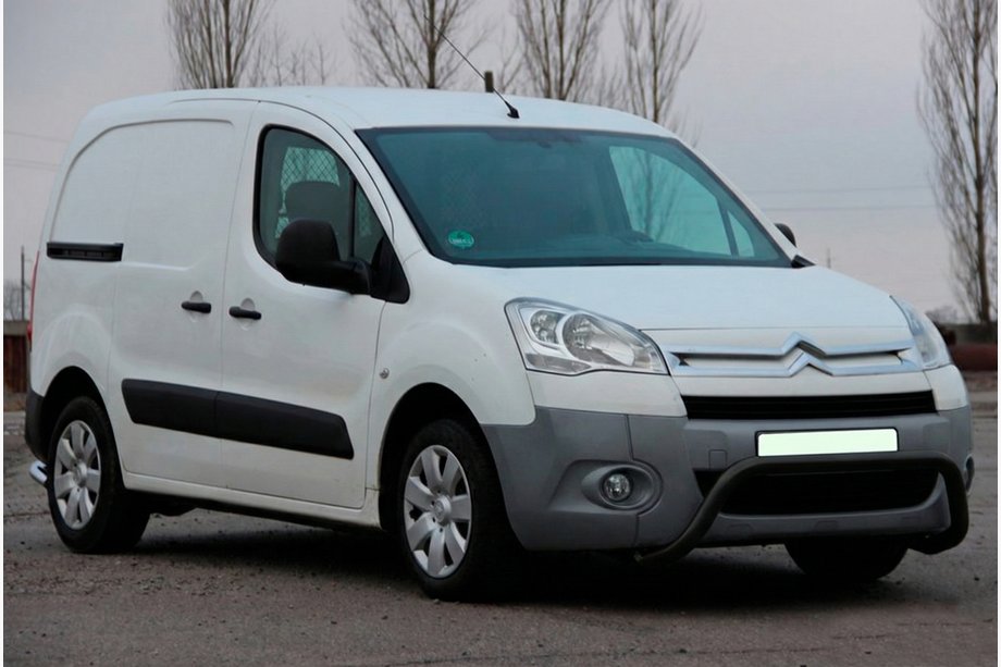 Peugeot Partner Tepee 2008–2018 Bullbar WT007 Black (RVS) Image