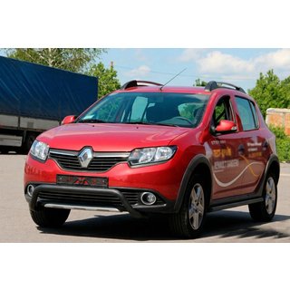Voorbullbar WT007 Black (RVS) Dacia Sandero 2013–2020 foto 2