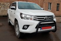 Toyota Hilux 2015– Bullbar WT007 Black (RVS) foto 2