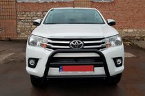 Toyota Hilux 2015– Bullbar WT007 Black (RVS) foto 3