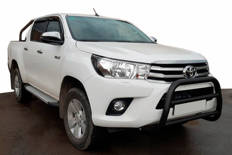 Toyota Hilux 2015– Bullbar WT007 Black (RVS) Image