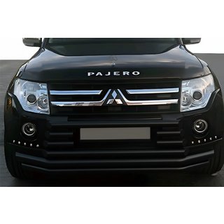 RVS bullbar voorzijde ST015-9 Black (roestvrij staal)