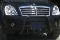 SsangYong Rexton I 2001–2017 Bullbar QT006 Black (RVS) foto 1