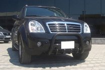 SsangYong Rexton I 2001–2017 Bullbar QT006 Black (RVS) foto 3