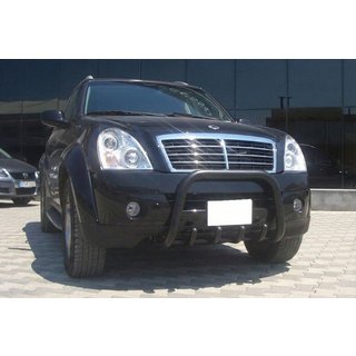 Bullbar QT006 Black (RVS) SsangYong Rexton I 2001–2017 foto 3