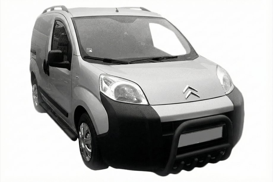 Citroen Nemo 2007–2017 Voorbullbar QT006 Black (RVS) Image