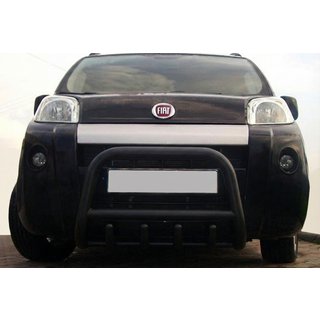 Bullbar QT006 Black (RVS) Fiat Fiorino/Qubo 2008–2024 foto 1