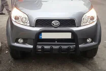 Daihatsu Terios 2006–2017 Voorbullbar QT006 Black (RVS) foto 5