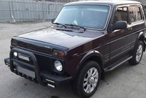 Lada Niva en Urban 1977– Bullbar QT006 Black (RVS) foto 2