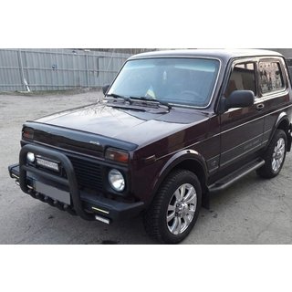 Bullbar QT006 Black (RVS) Lada Niva en Urban 1977– foto 2