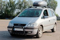 Opel Zafira A 1998–2005 Bullbar QT006 Black (RVS) foto 2