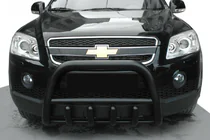 Chevrolet Captiva 2006–2019 Voorbullbar QT006 Black (RVS) foto 1