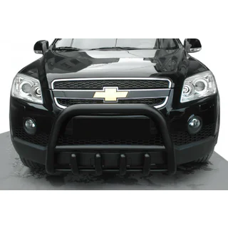 Voorbullbar QT006 Black (RVS)