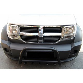 Voorbullbar QT006 Black (RVS)