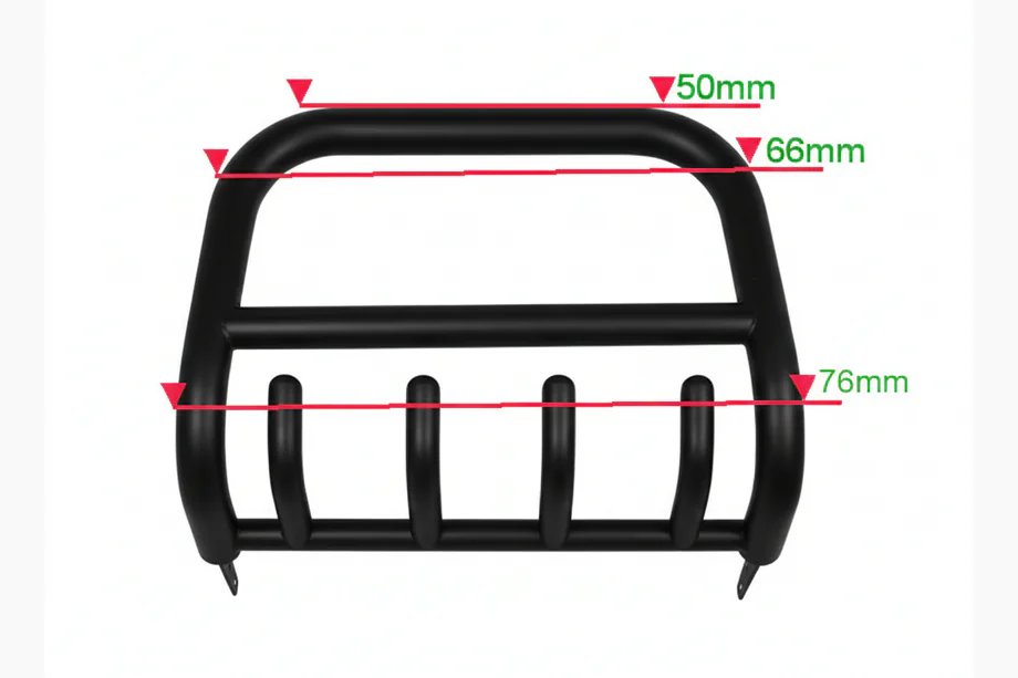 Isuzu D-Max 2011–2019 Bullbar QT006 Black (RVS) Image