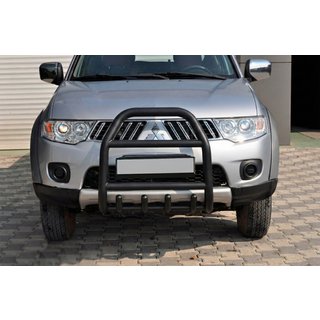 Bullbar QT007 Black (roestvrij staal) Mitsubishi L200 2006–2015 foto 3