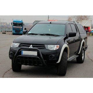 Bullbar Black (RVS) Mitsubishi L200 2006–2015 foto 3