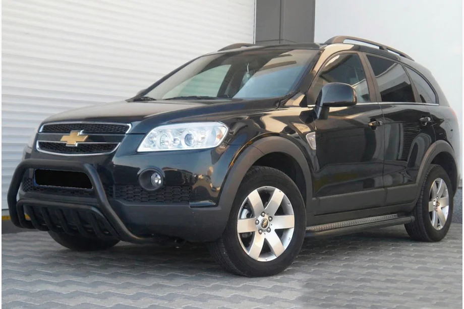 Chevrolet Captiva 2006–2019 Voor bullbar WT002 Black (roestvrij staal) Image
